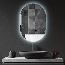 Meteo Oval LED Bathroom Mirror